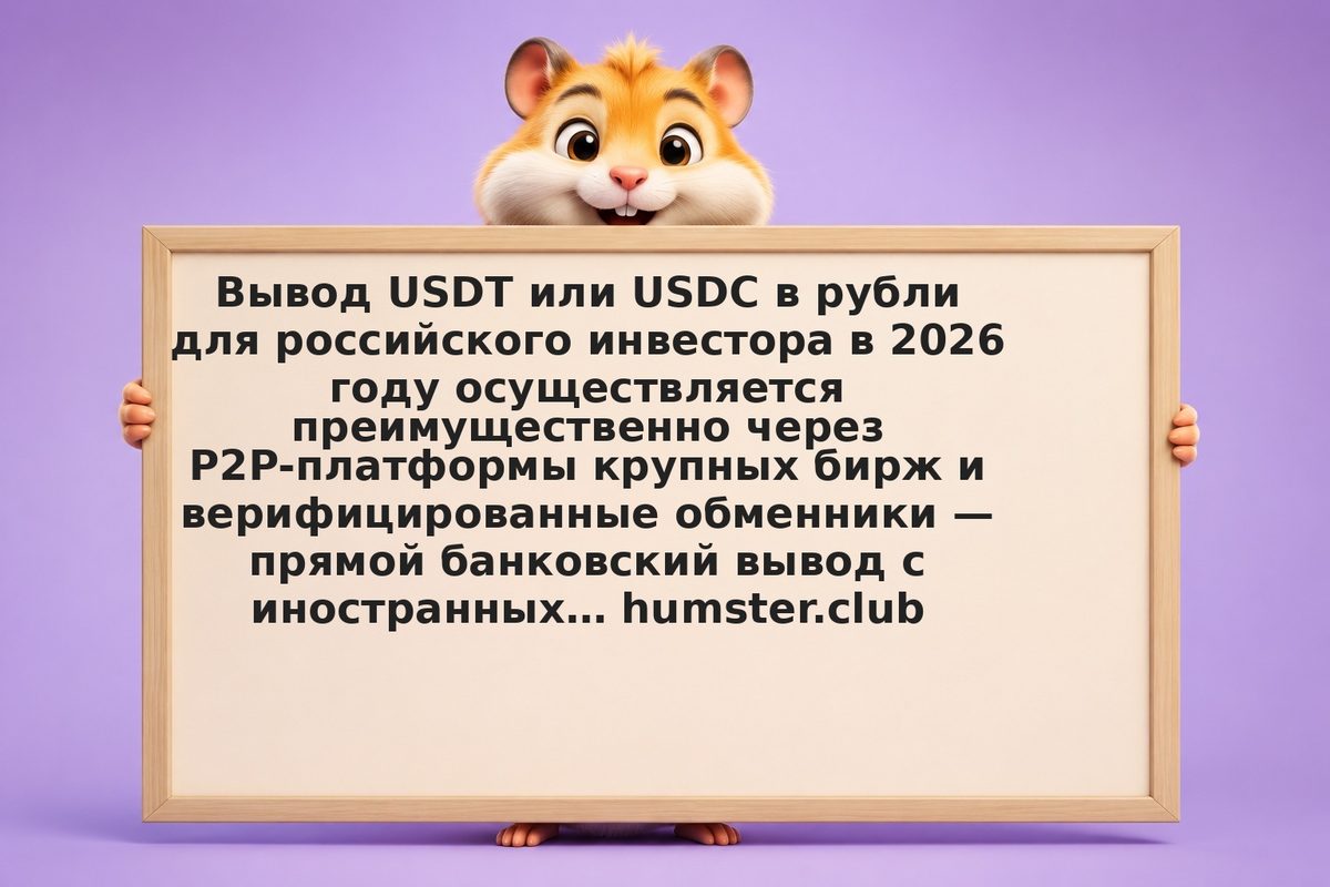 Как вывести стейблкоины в рубли в 2026 году