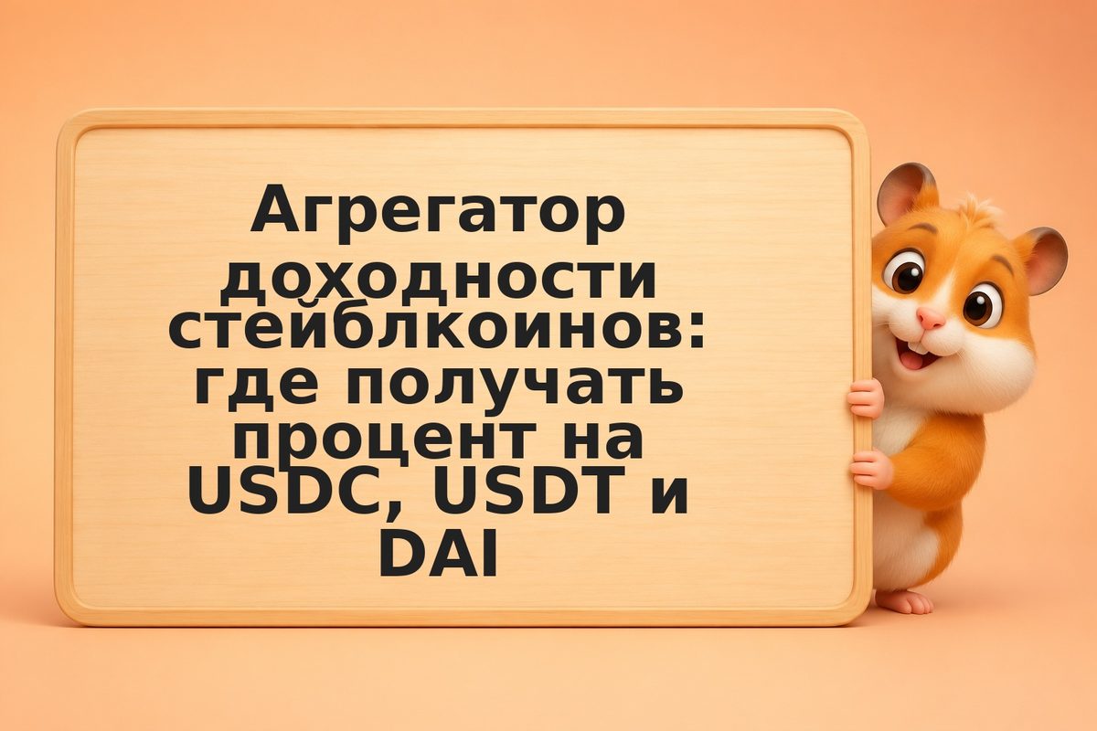 Агрегатор доходности стейблкоинов: где получать процент на USDC, USDT и DAI