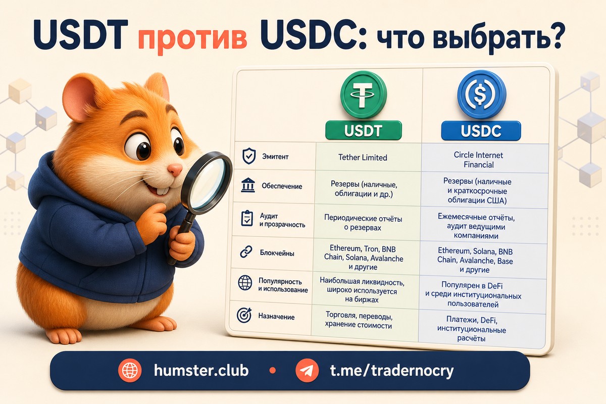 Стейблкоины USDT и USDC: гайд