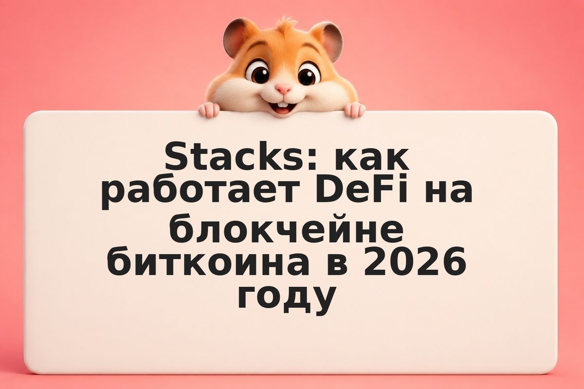 Stacks: как работает DeFi на блокчейне биткоина в 2026 году