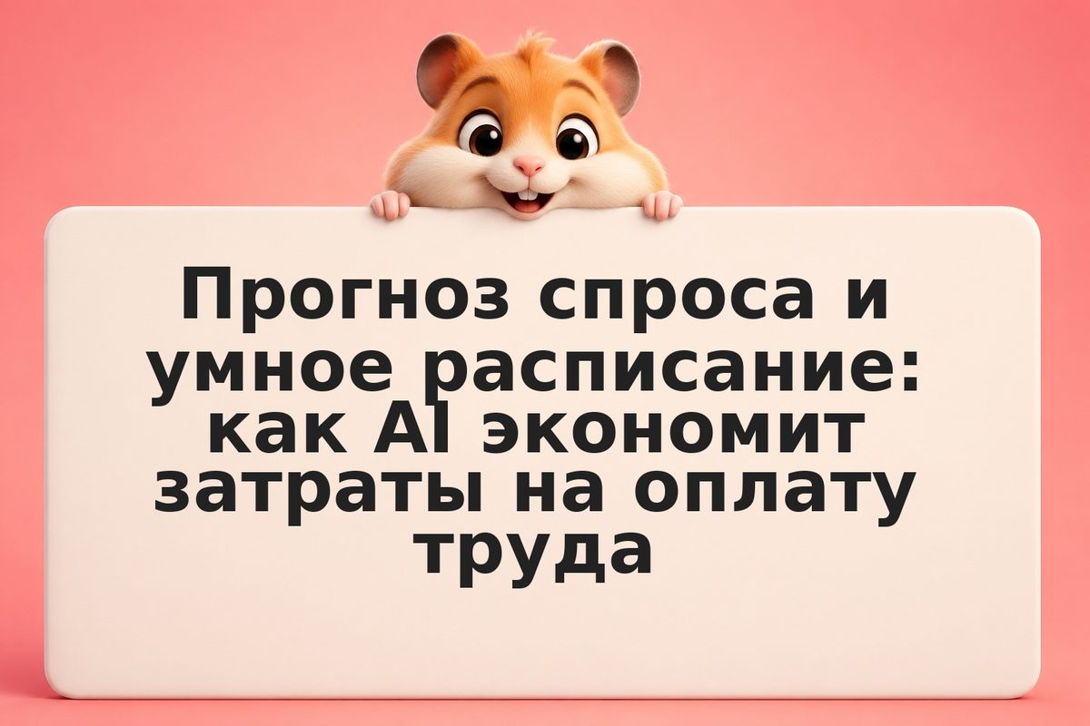 Прогноз спроса и умное расписание: как AI экономит затраты на оплату труда