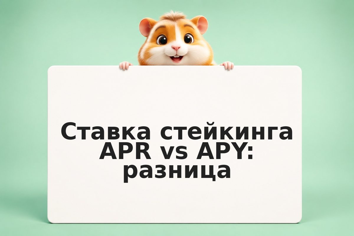 Ставка стейкинга APR vs APY: разница