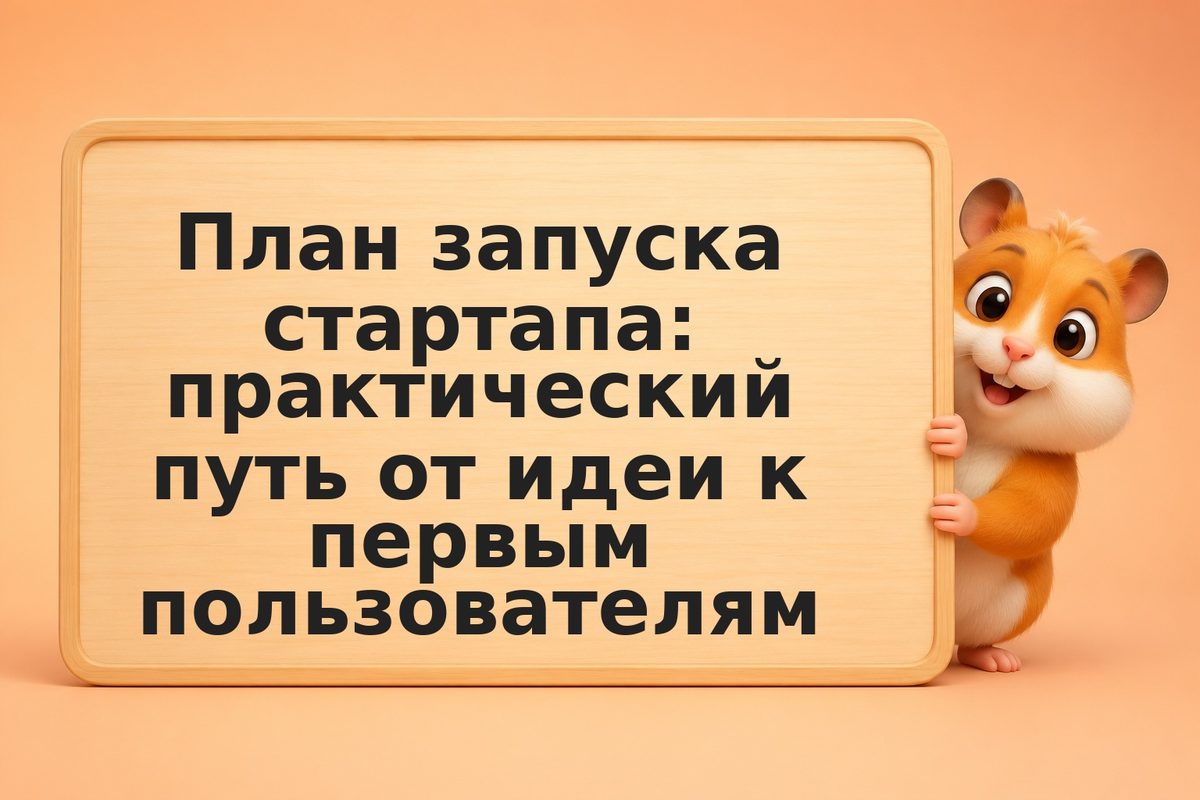 План запуска стартапа: практический путь от идеи к первым пользователям