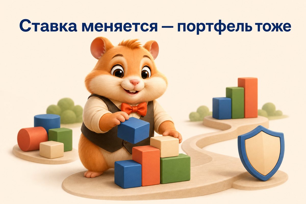 Ключевая ставка снижается: как перестроить портфель от вкладов и облигаций к акц