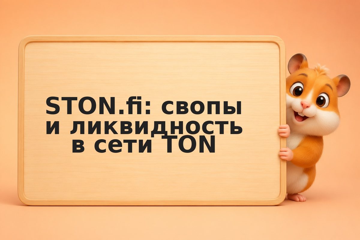 STON.fi: свопы и ликвидность в сети TON