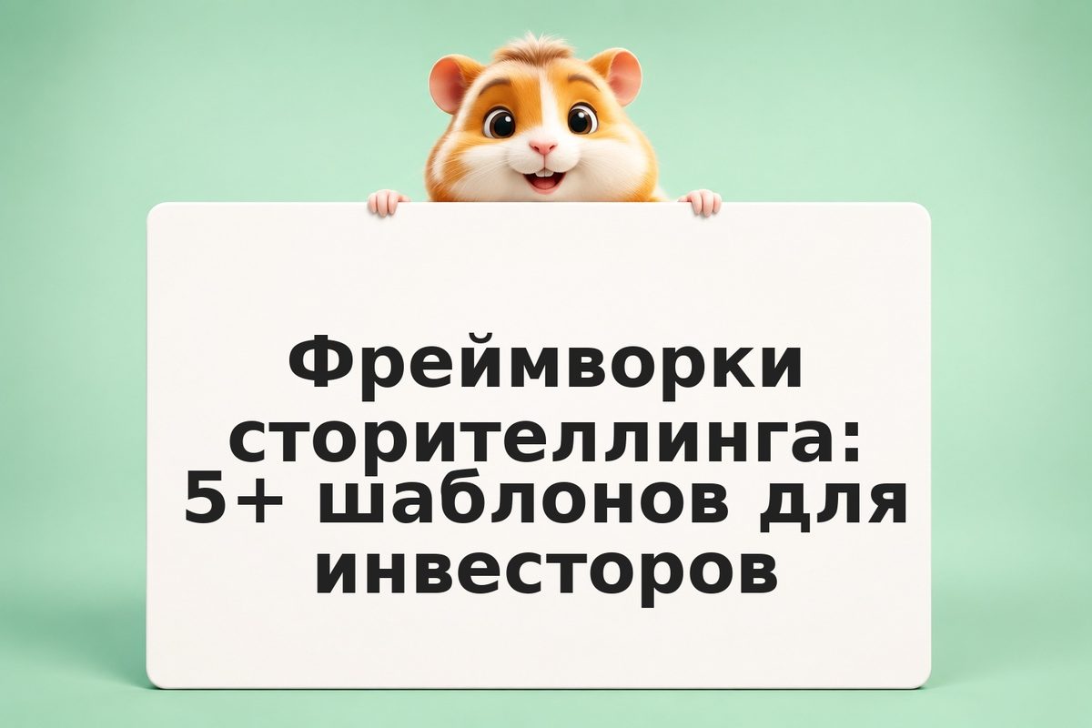 Фреймворки сторителлинга: 5+ шаблонов для инвесторов