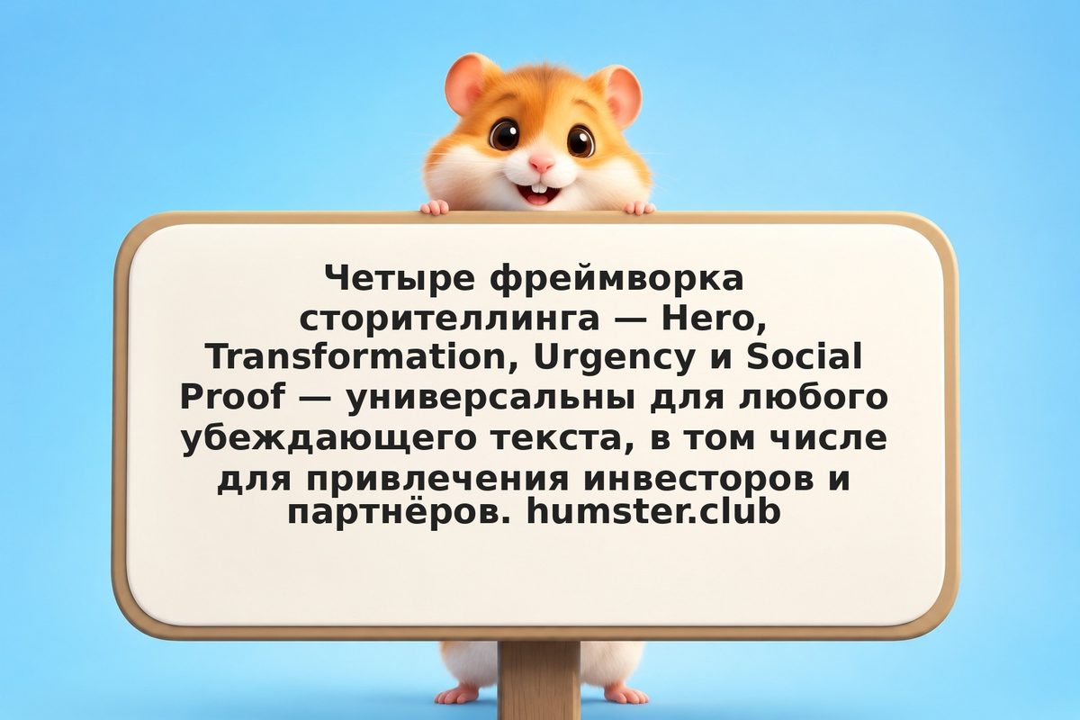 Фреймворки сторителлинга: 5+ шаблонов для инвесторов