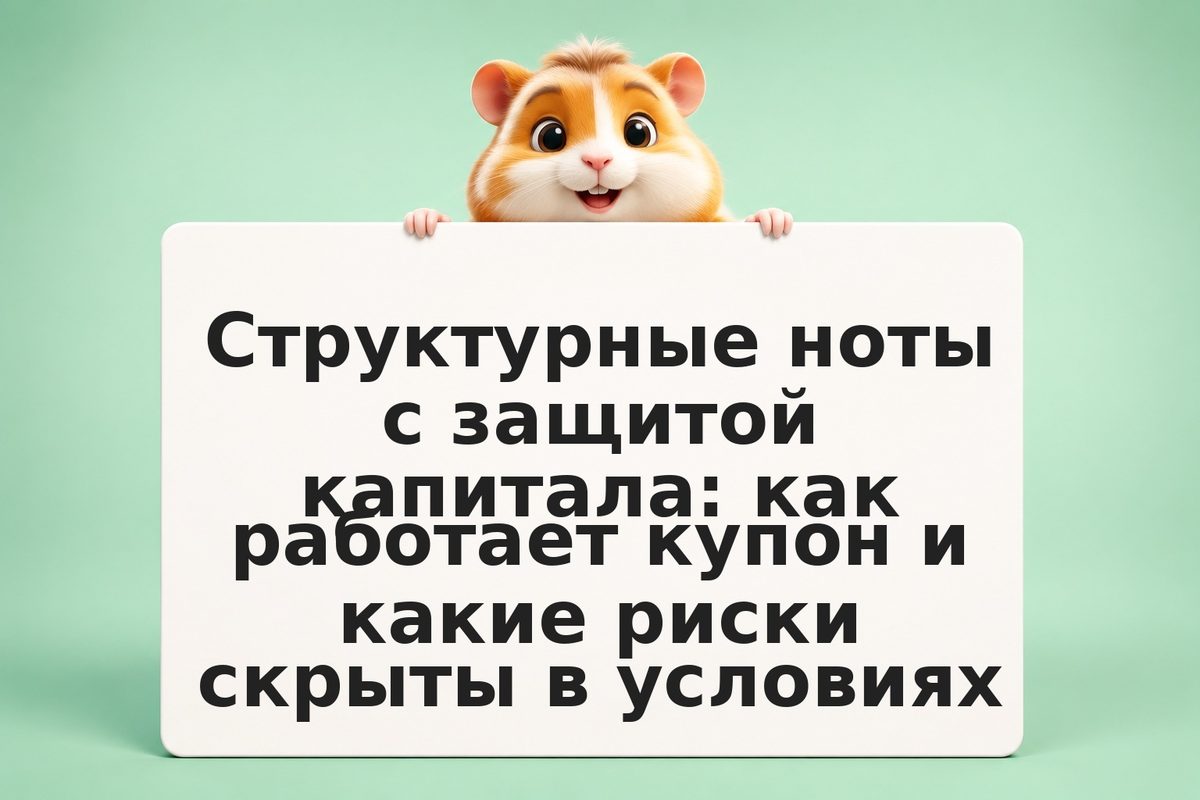 Структурные ноты с защитой капитала: как работает купон и какие риски скрыты в у