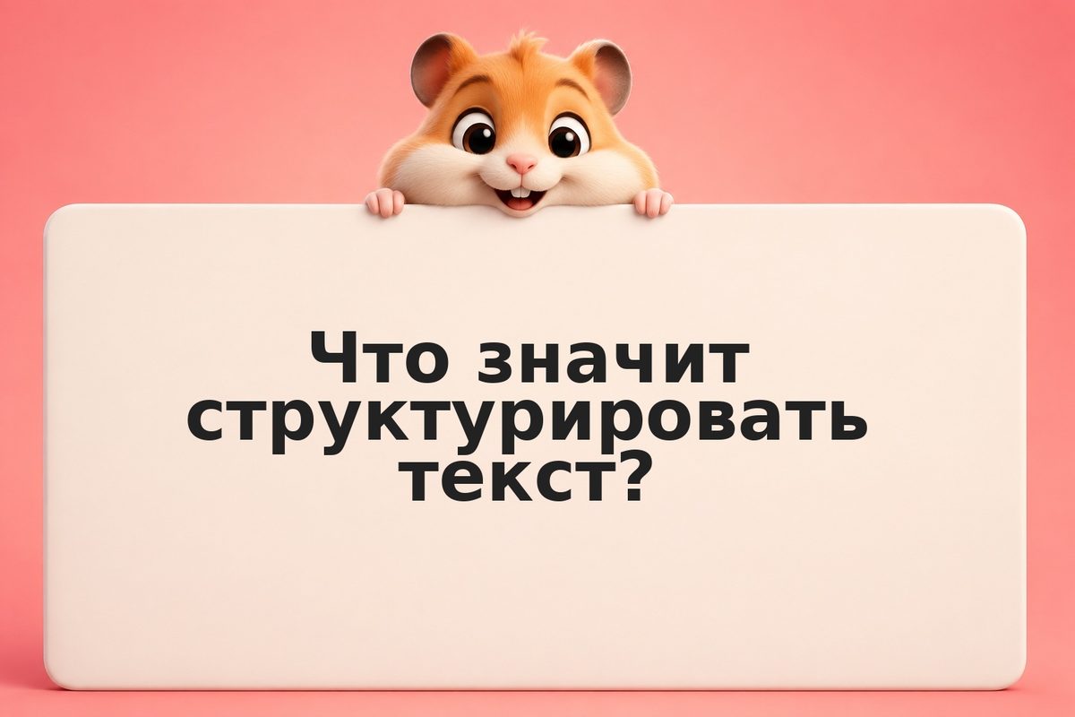 Структурирование больших текстов с помощью нейросетей