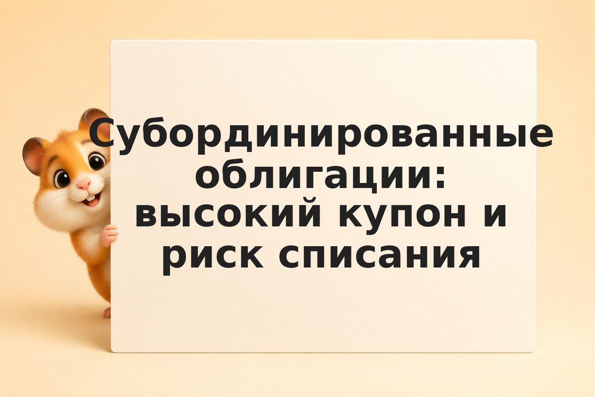 Субординированные облигации: высокий купон и риск списания