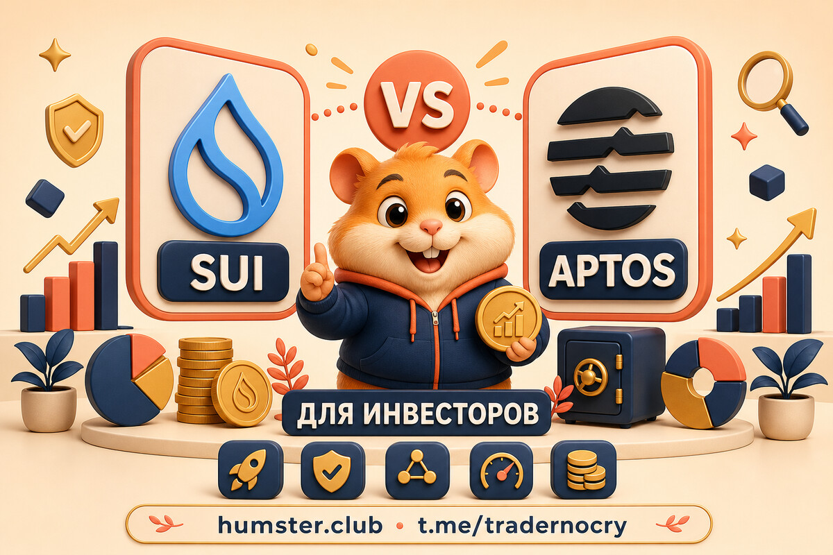 Sui против Aptos: сравнение блокчейнов нового поколения для инвестора в 2026 год