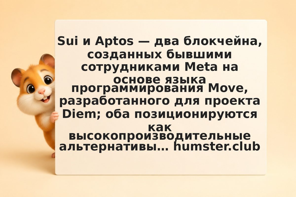 Sui против Aptos: сравнение блокчейнов нового поколения для инвестора в 2026 год