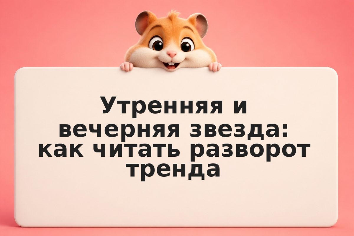 Утренняя и вечерняя звезда: как читать разворот тренда