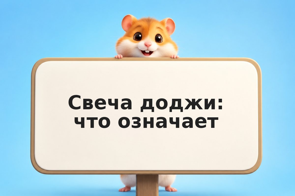 Свеча доджи: что означает