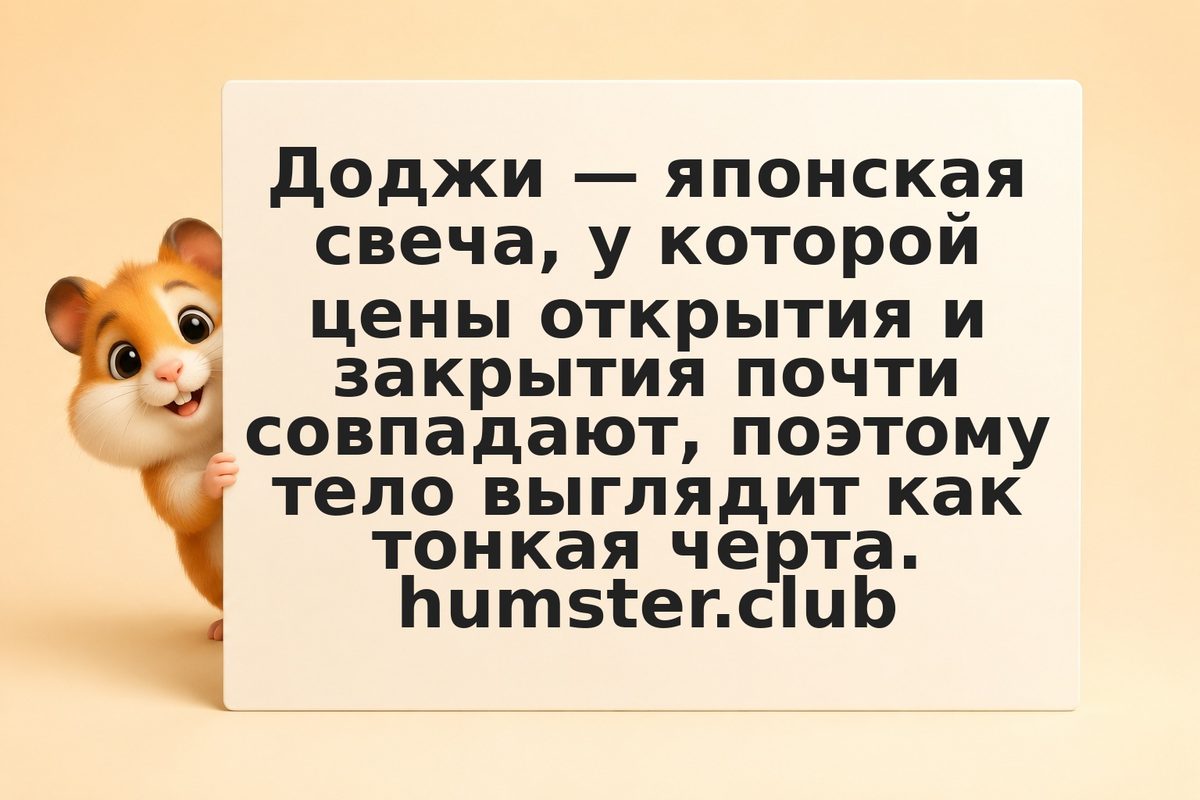Свеча доджи: что означает