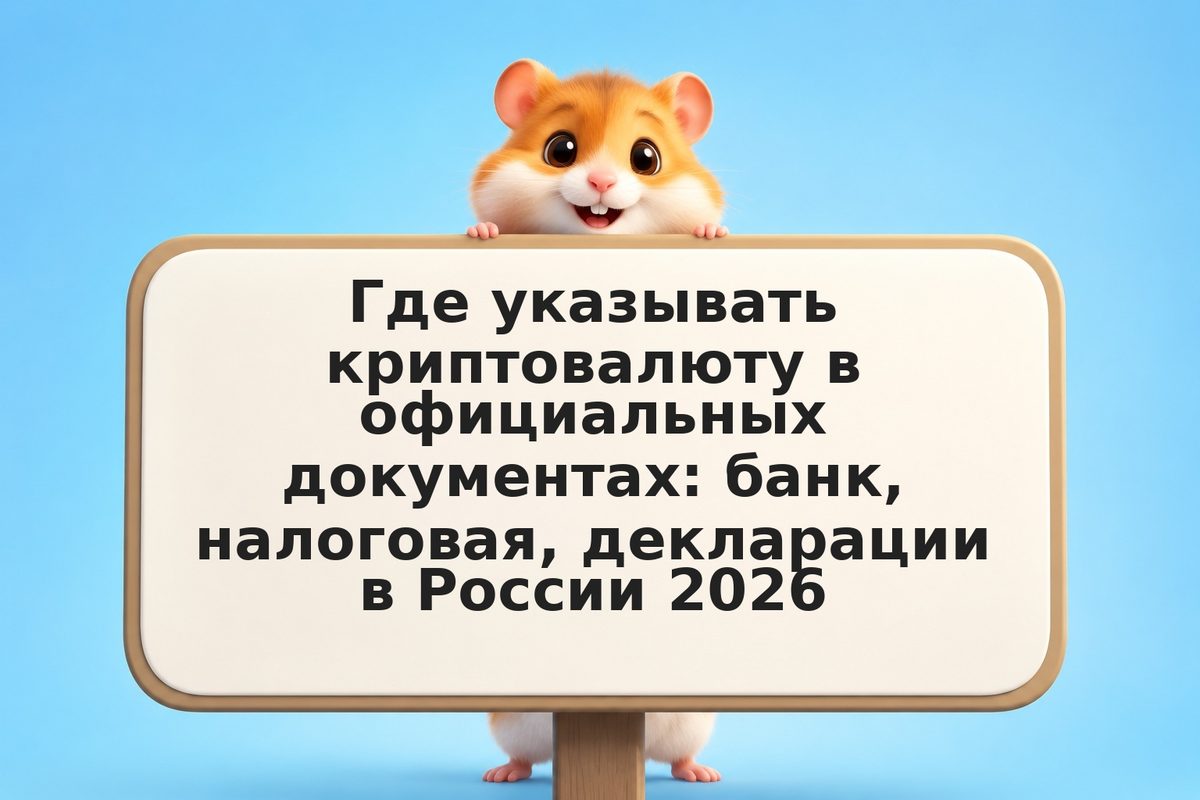 Где указывать криптовалюту в официальных документах: банк, налоговая, декларации
