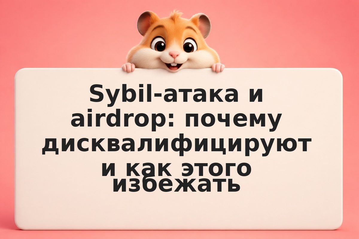 Sybil-атака и аirdrop: почему дисквалифицируют и как этого избежать