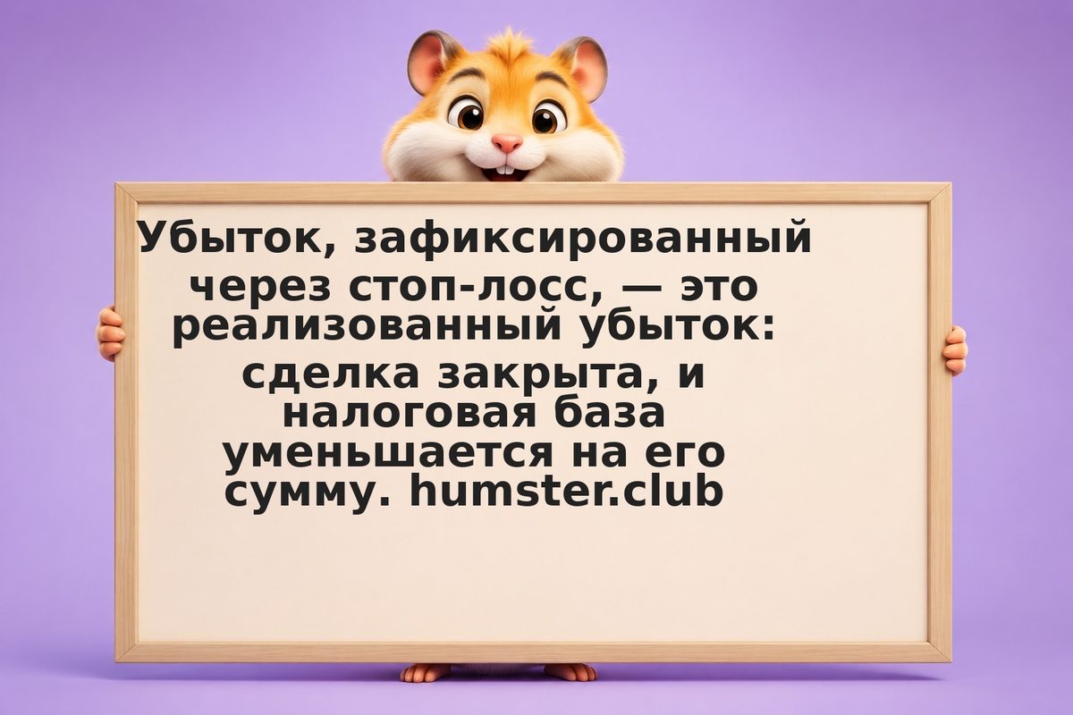 Реализованный убыток через стоп-лосс: когда зачесть против прибыли