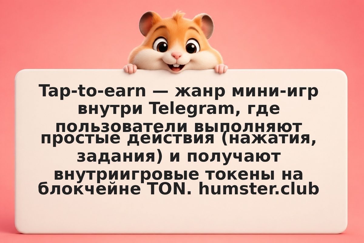 Tap-to-earn игры в Telegram (TON): механика заработка, риски и налоги в РФ