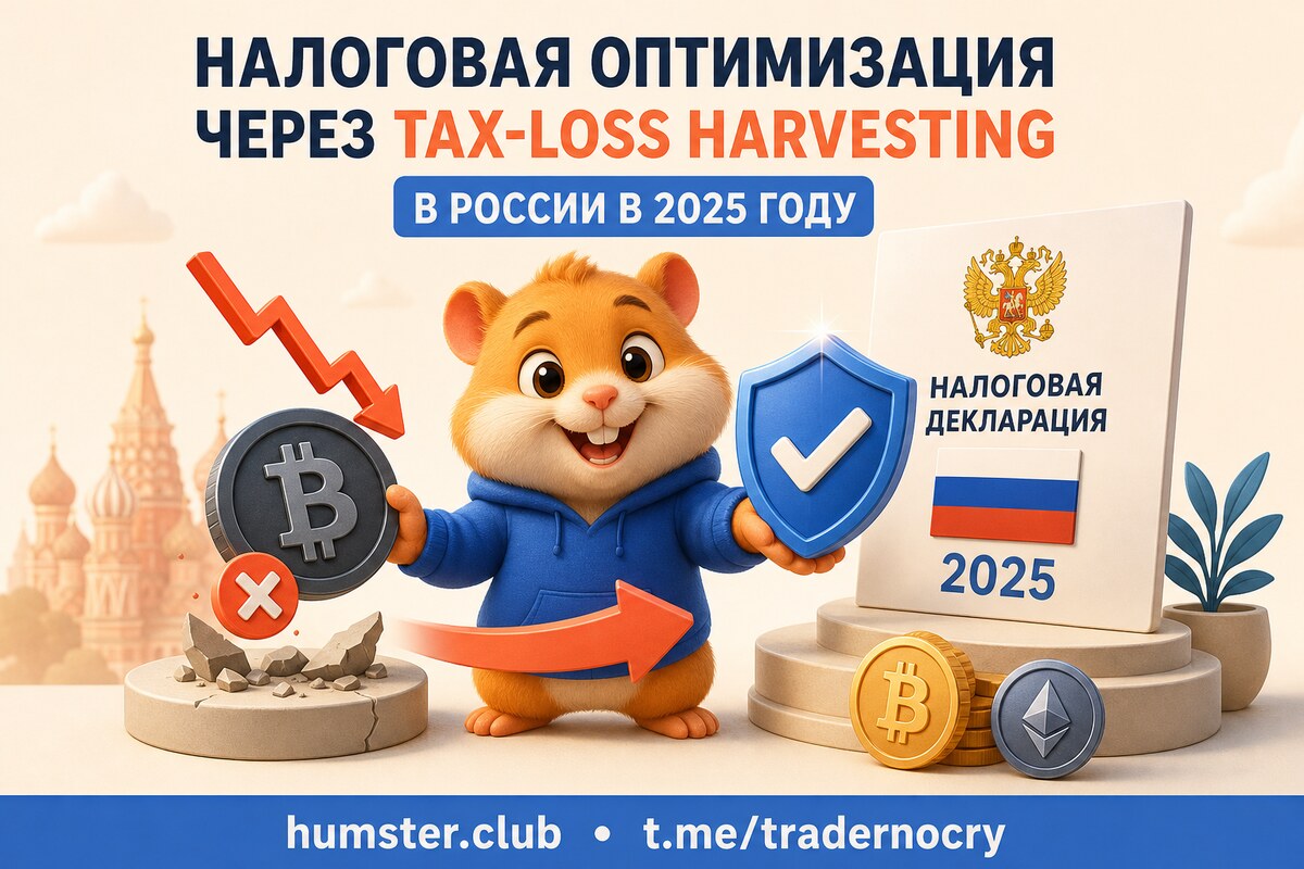 Tax-loss harvesting в криптовалюте: как зафиксировать убытки и уменьшить налог в