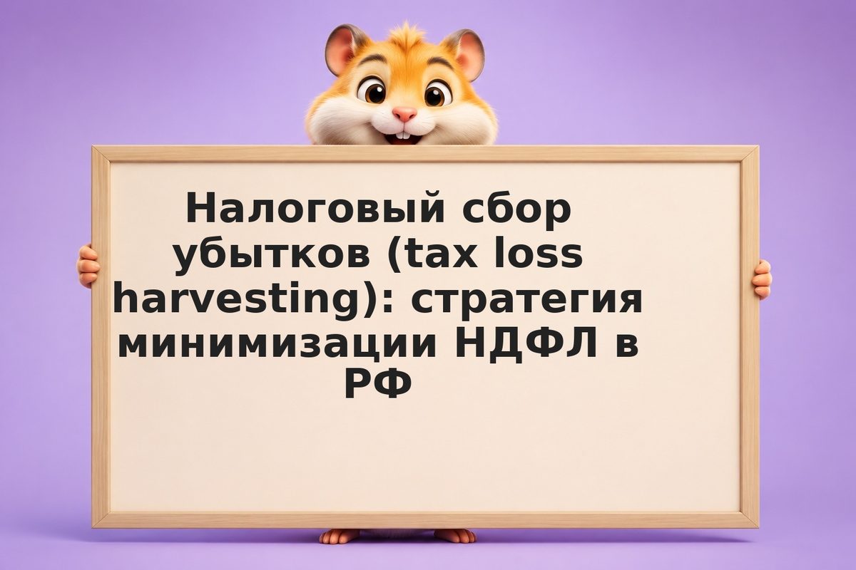 Налоговый сбор убытков (tax loss harvesting): стратегия минимизации НДФЛ в РФ