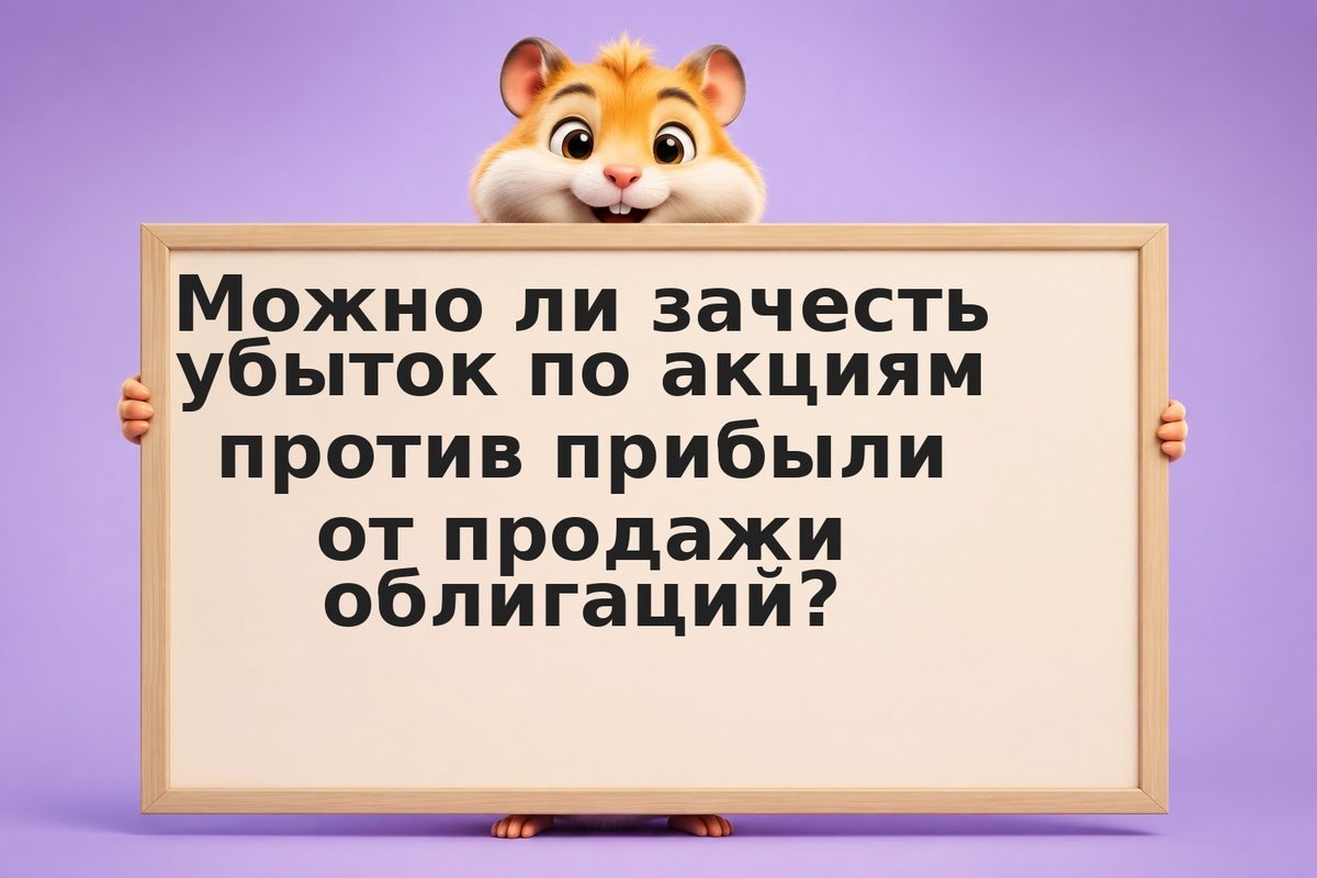 Зачёт убытков между типами инструментов: акции, облигации, фьючерсы