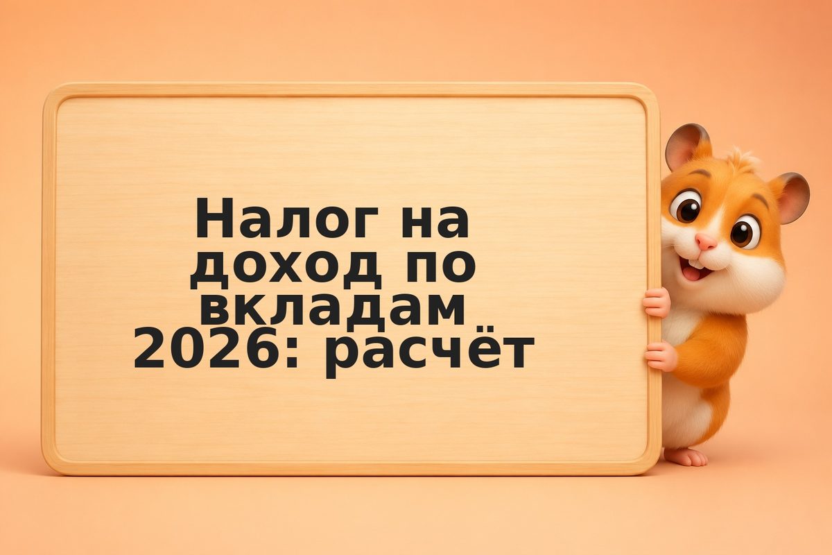 Налог на доход по вкладам 2026: расчёт