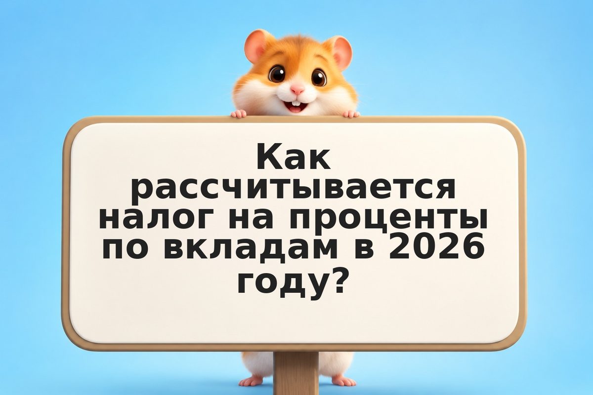 Налог на доход по вкладам 2026: расчёт