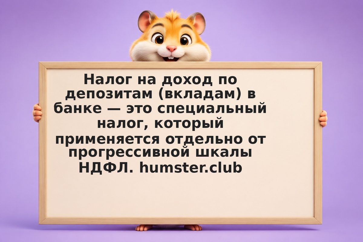Налог на доход по вкладам 2026: расчёт
