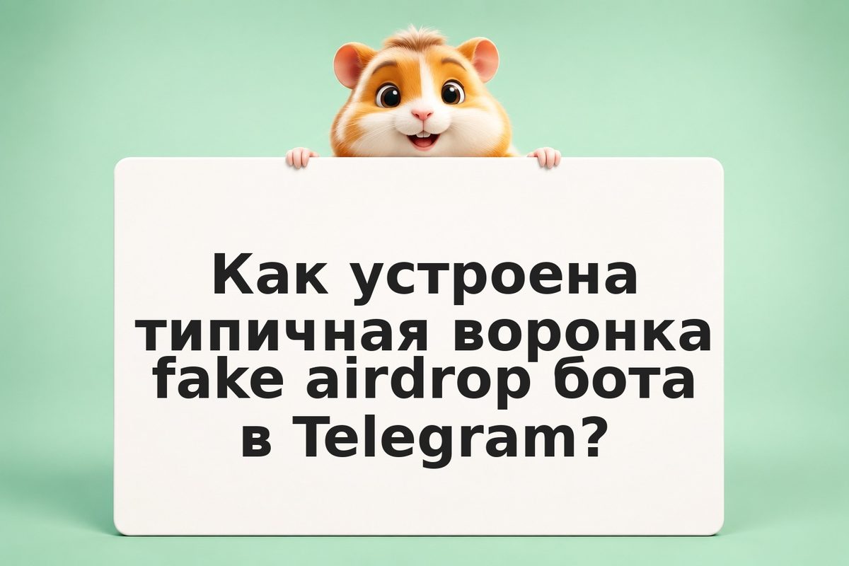 Боты fake airdrop в Telegram: механика мошенничества и как не попасться