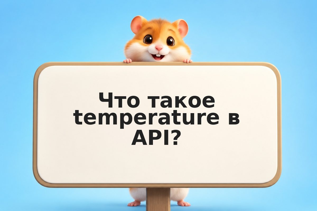 Параметры API ChatGPT и Claude: temperature, top_p, max_tokens
