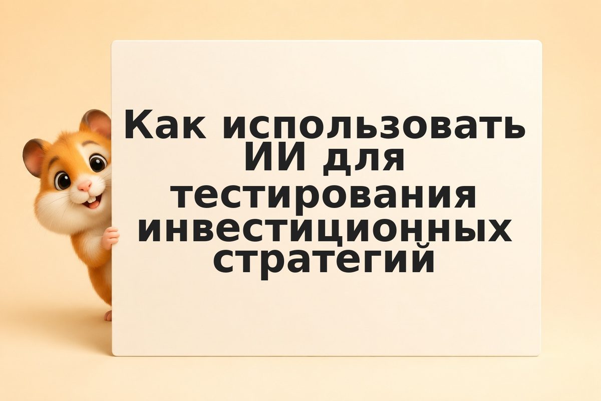 Как использовать ИИ для тестирования инвестиционных стратегий
