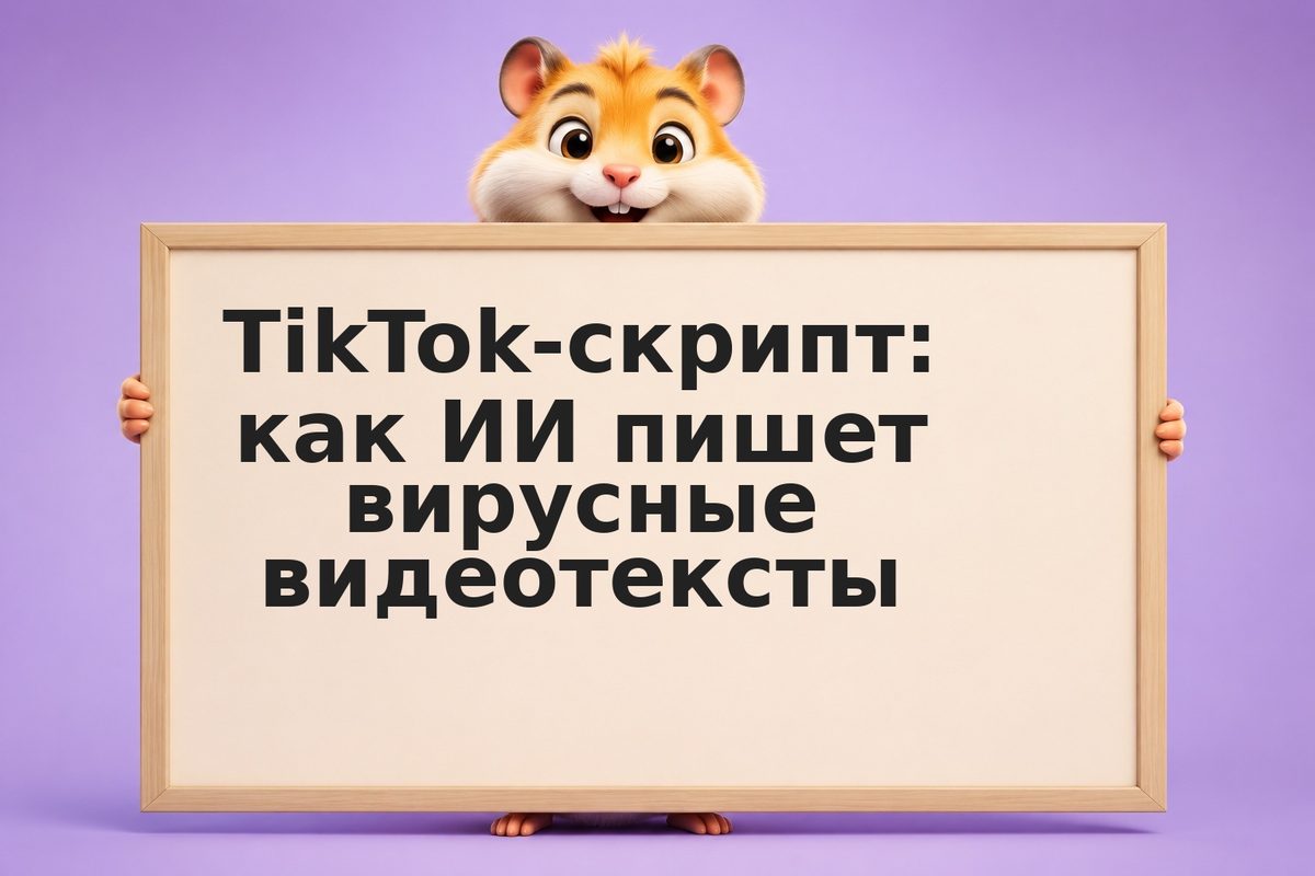 TikTok-скрипт: как ИИ пишет вирусные видеотексты