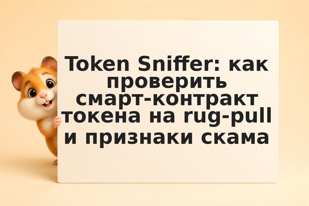 Token Sniffer: как проверить смарт-контракт токена на rug-pull и признаки скама