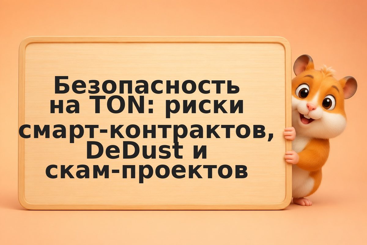 Безопасность на TON: риски смарт-контрактов, DeDust и скам-проектов