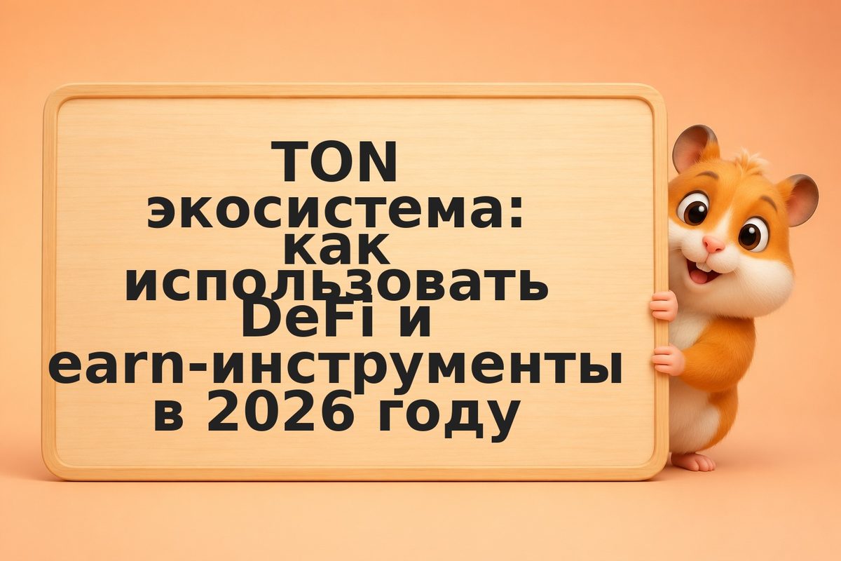 TON экосистема: как использовать DeFi и earn-инструменты в 2026 году