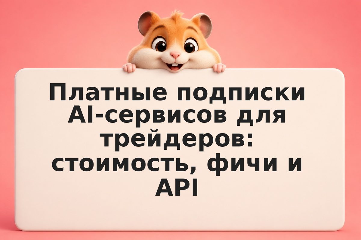 Платные подписки AI-сервисов для трейдеров: стоимость, фичи и API