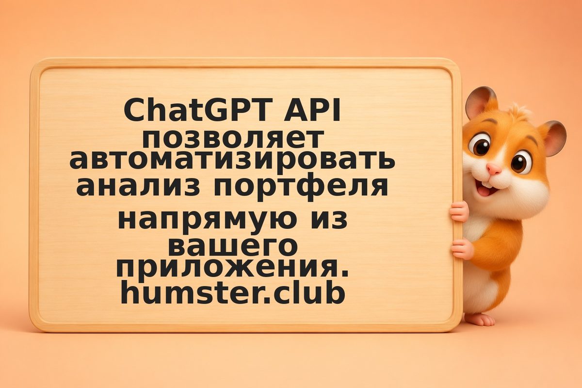 Как интегрировать ChatGPT API для анализа инвестиционного портфеля