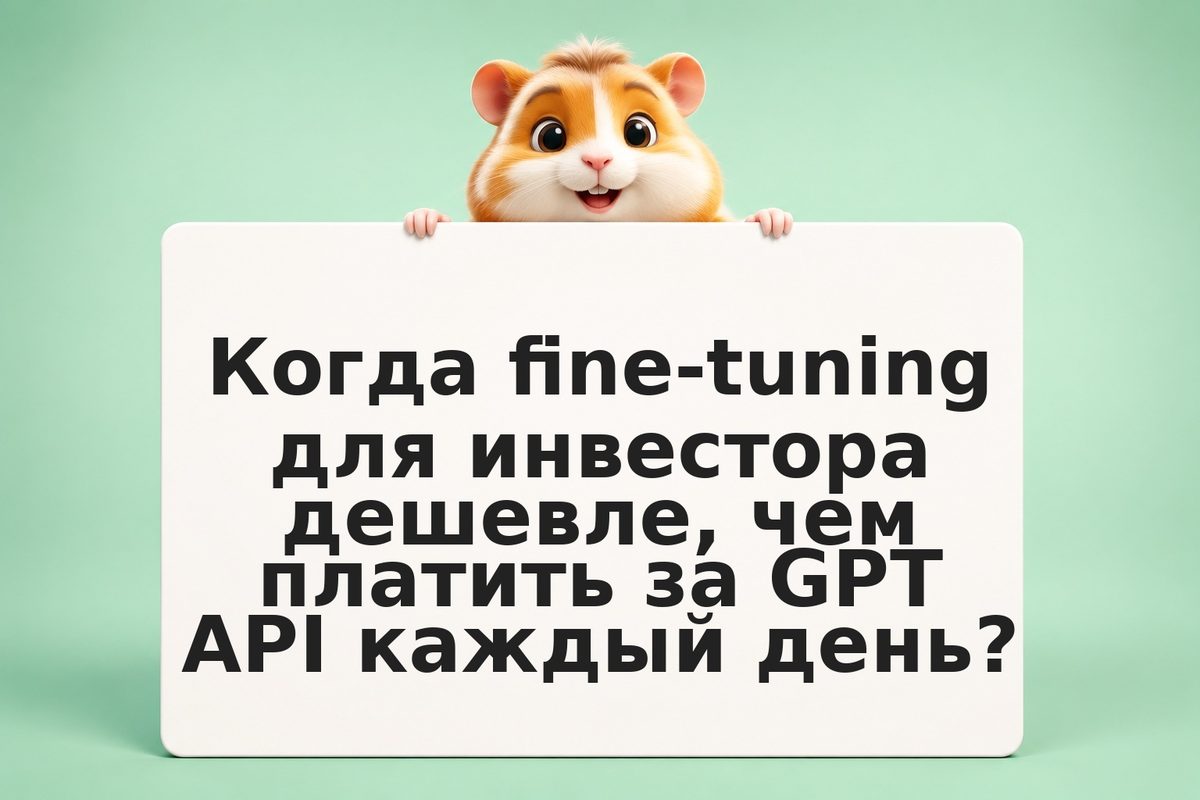 Fine-tuning: обучение нейросети на собственных инвест-данных