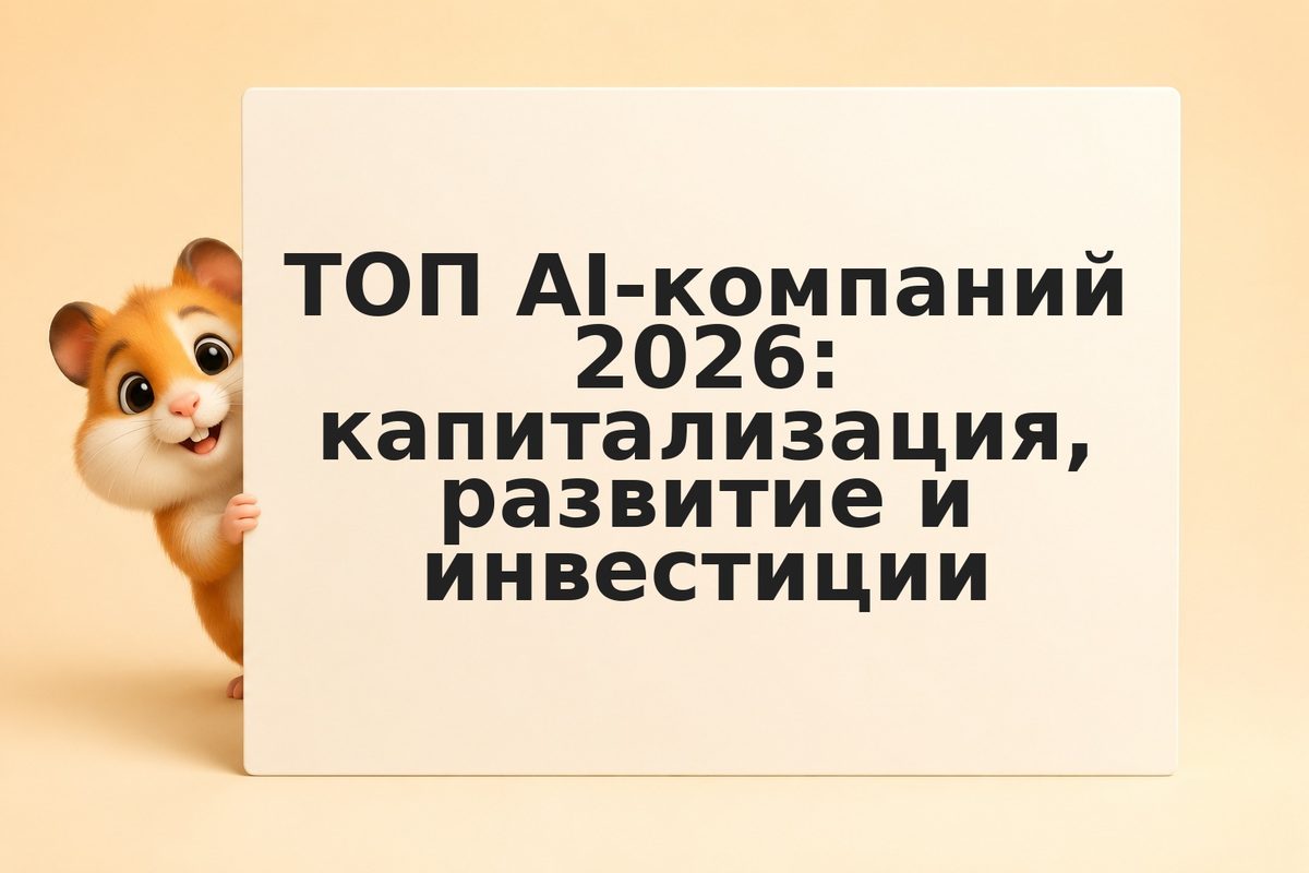 ТОП AI-компаний 2026: капитализация, развитие и инвестиции