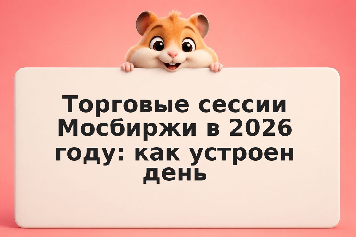 Торговые сессии Мосбиржи в 2026 году: как устроен день