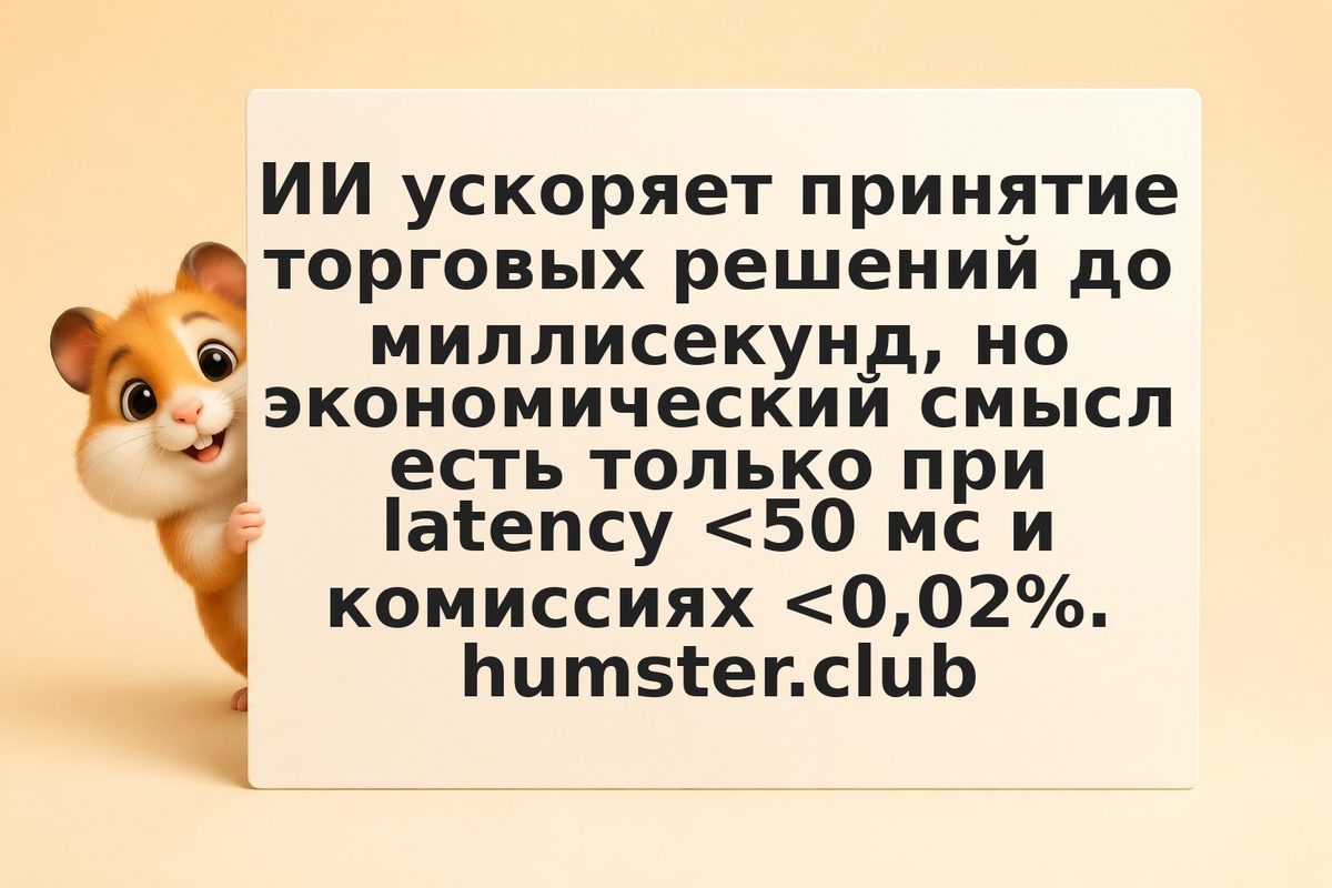 ИИ для микротрейдинга на фьючерсах: скорость исполнения и реальные затраты