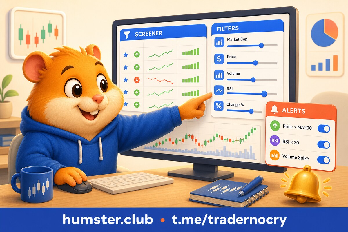 TradingView скринер: 200+ индикаторов, кастомные алерты и Pine Script