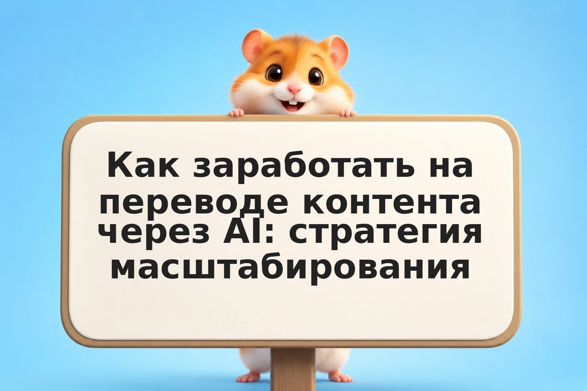Как заработать на переводе контента через AI: стратегия масштабирования