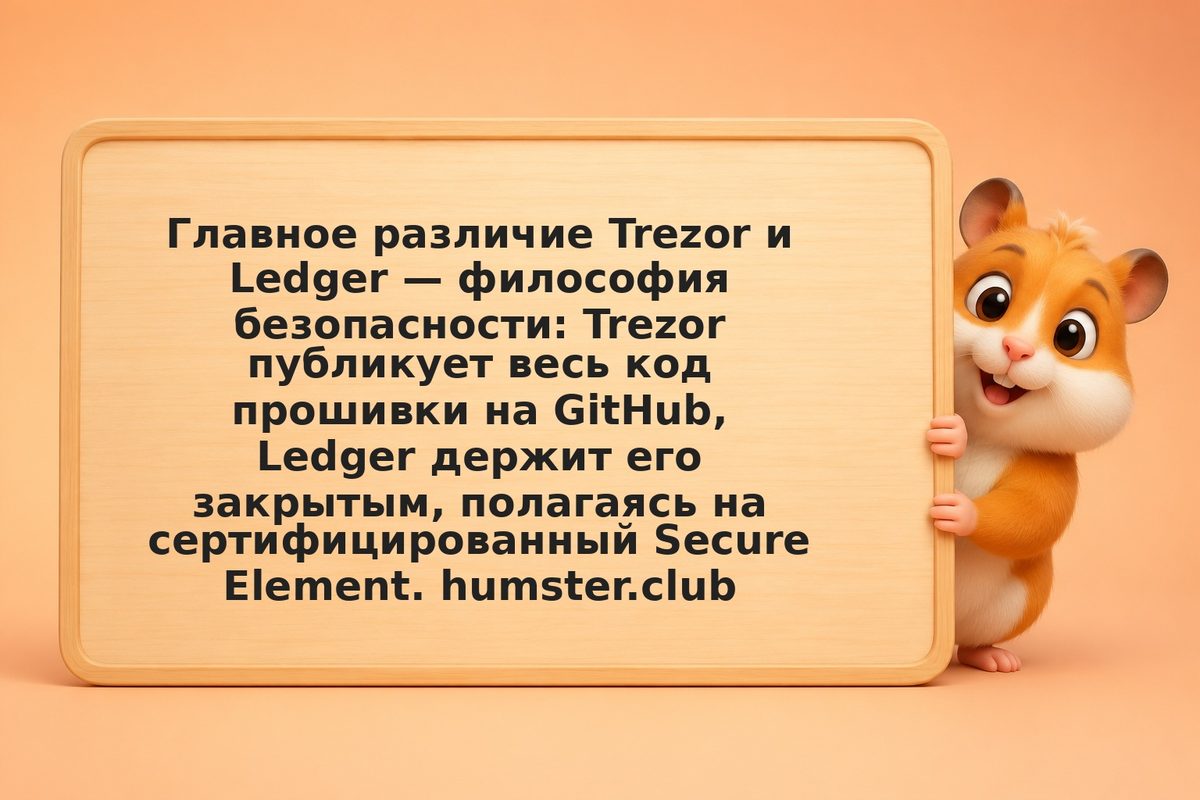 Trezor Safe 7: открытый исходник против проприетарной прошивки Ledger