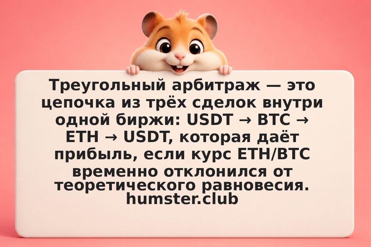 Треугольный арбитраж альткоинов: поиск несоответствий в связке BTC–ETH–USDT на о