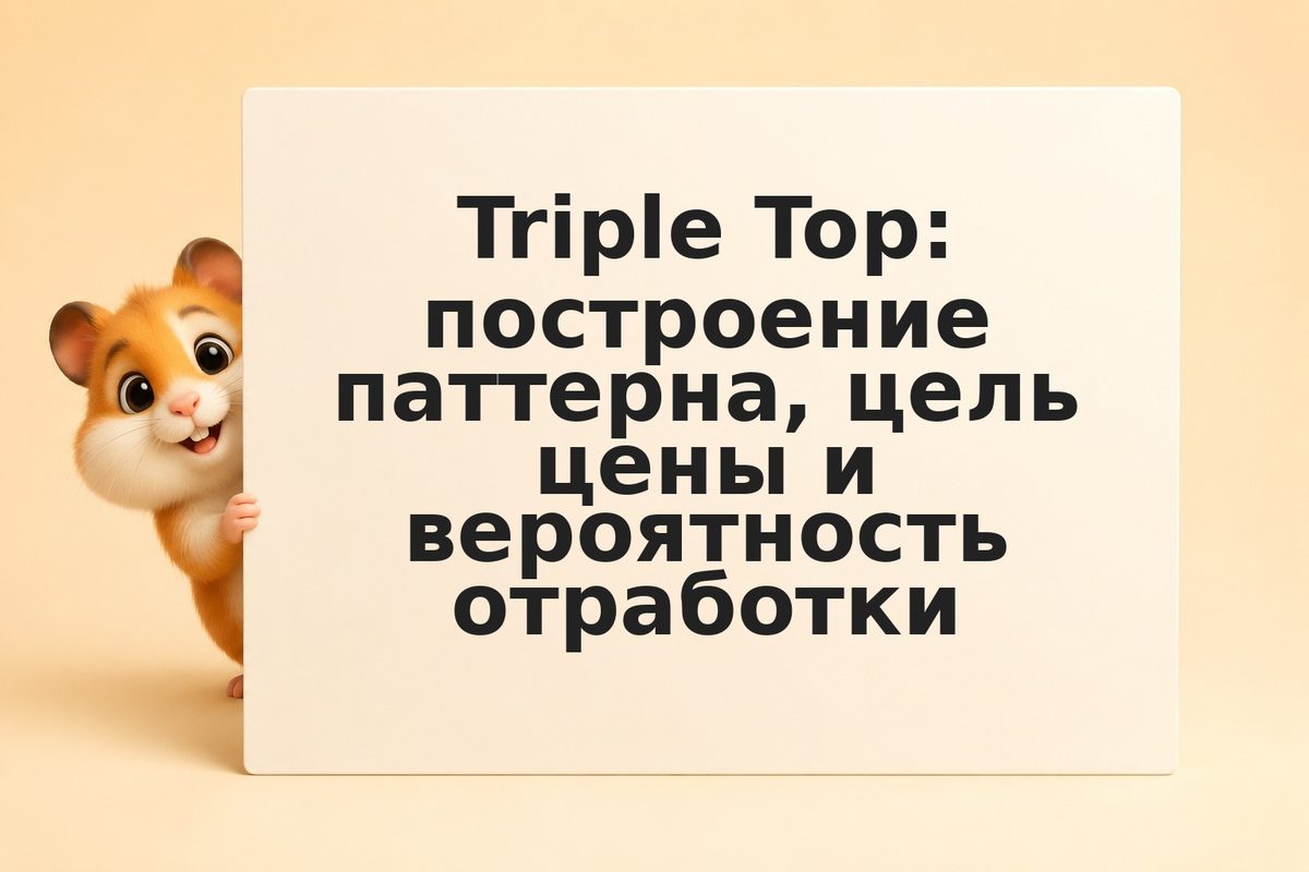 Triple Top: построение паттерна, цель цены и вероятность отработки