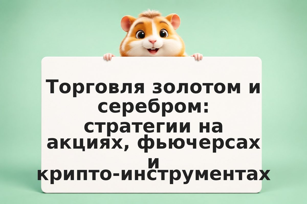Торговля золотом и серебром: стратегии на акциях, фьючерсах и крипто-инструмента