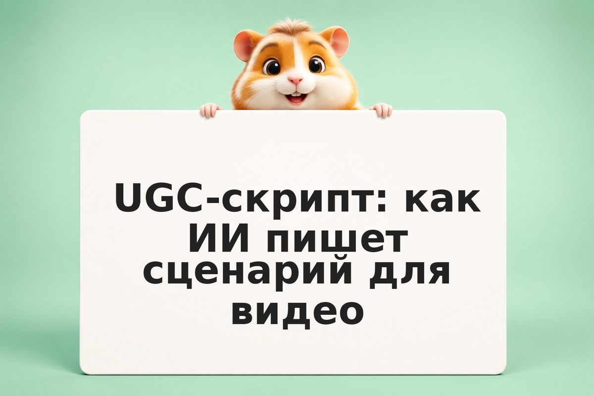 UGC-скрипт: как ИИ пишет сценарий для видео
