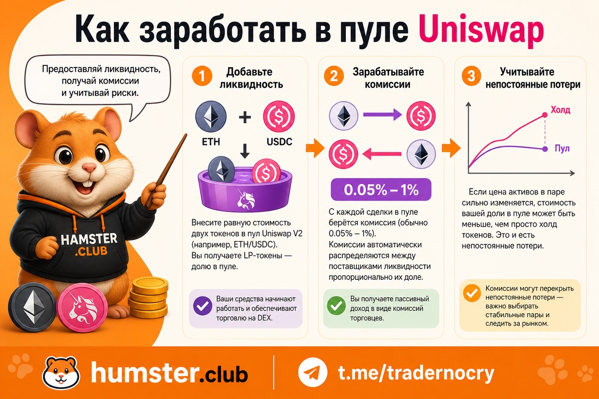 Uniswap v3 концентрированная ликвидность: capital efficiency против impermanent 